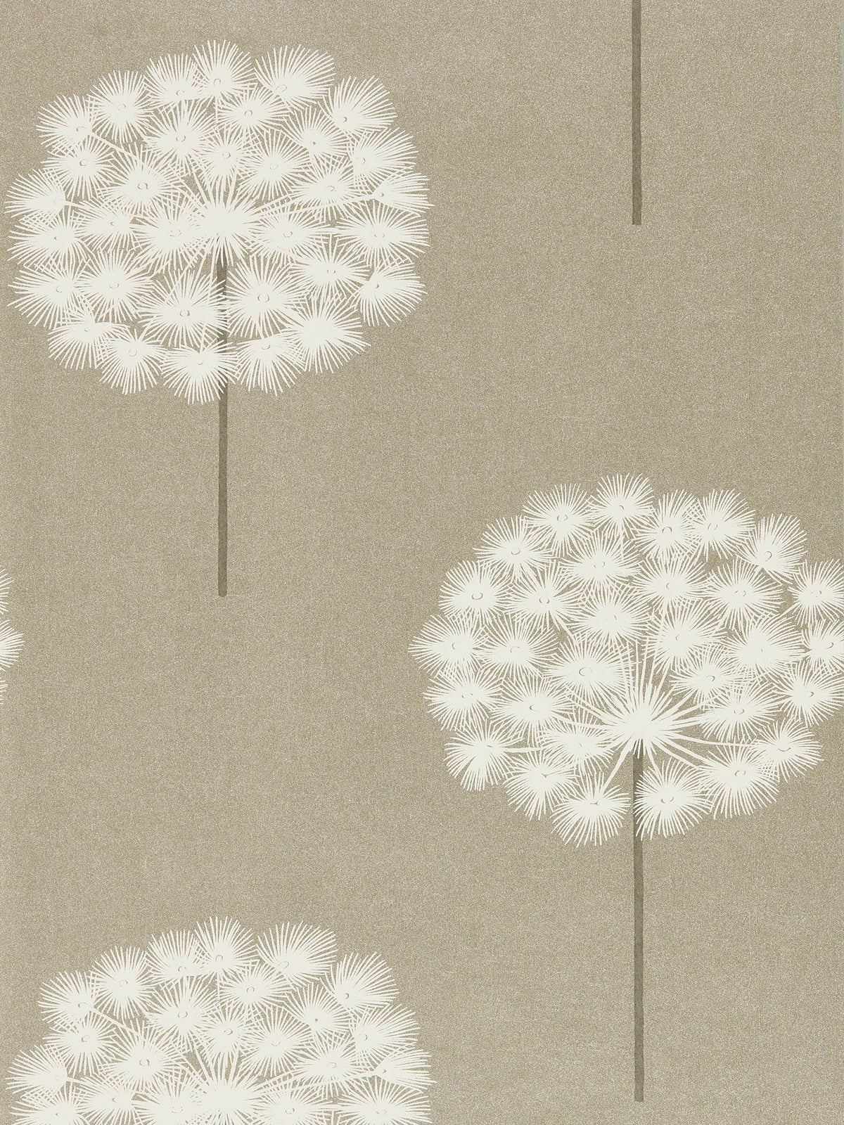 Harlequin Amity wallpaper metallic dandelions, UK version