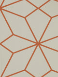 Harlequin Axal orange rust wallpaper sample - British product