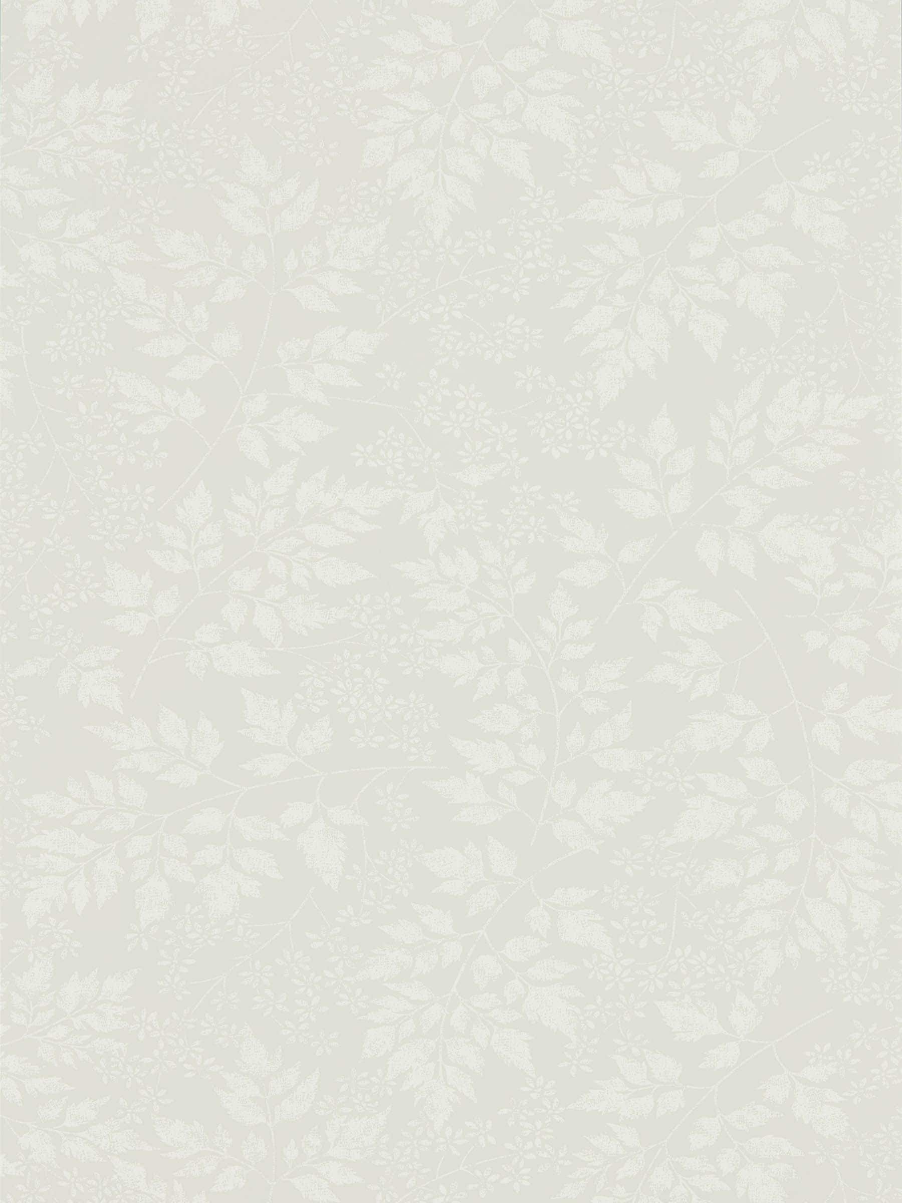 Sanderson Home Tapetenmuster Grau Frühlingsblätter, UK-Version