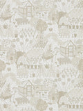 Sanderson Home Natural The Allotment wallpaper sample (British brand)