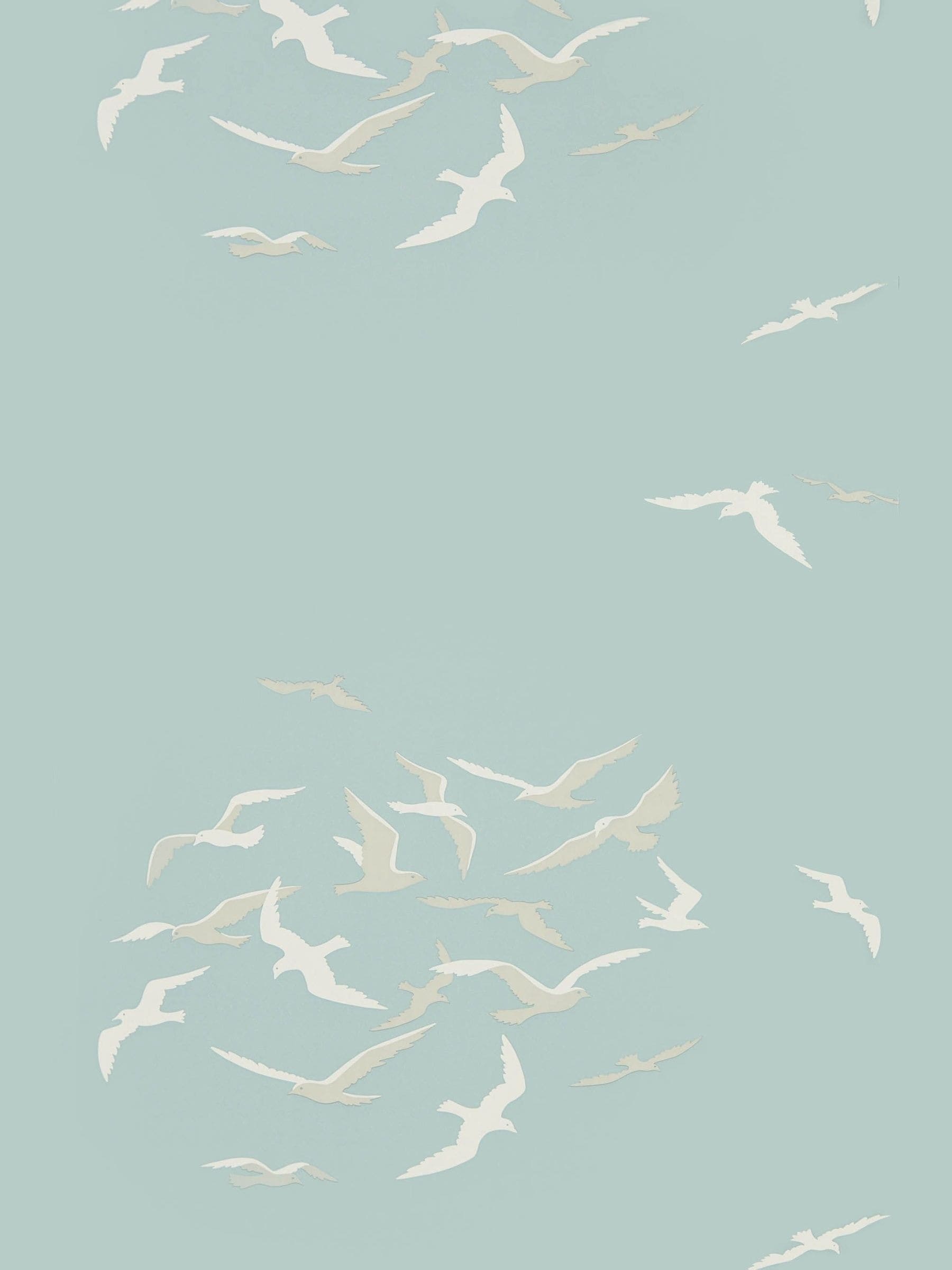 Sanderson Home Blue Larina wallpaper sample - British product