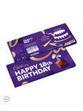 Cadbury Dairy Milk Giant 18th Birthday Chocolate Bar 850g