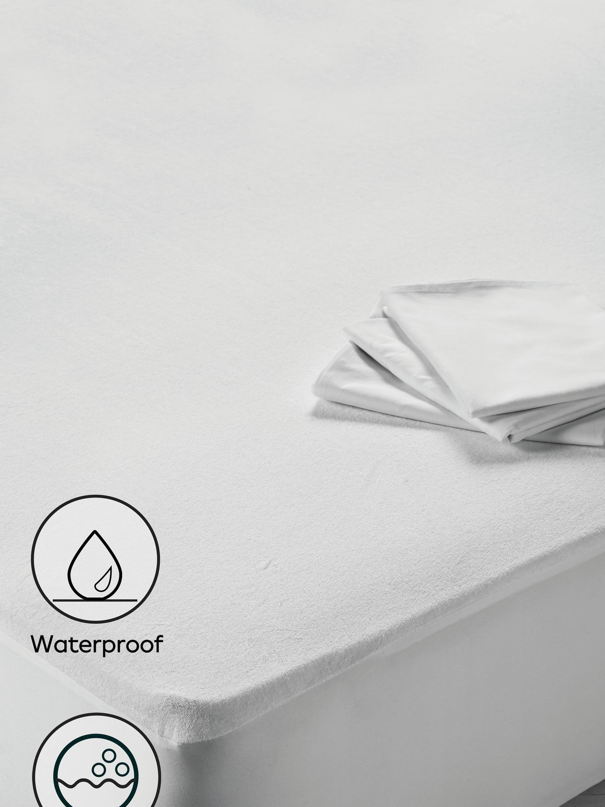 Waterproof deep mattress protector (British brand)