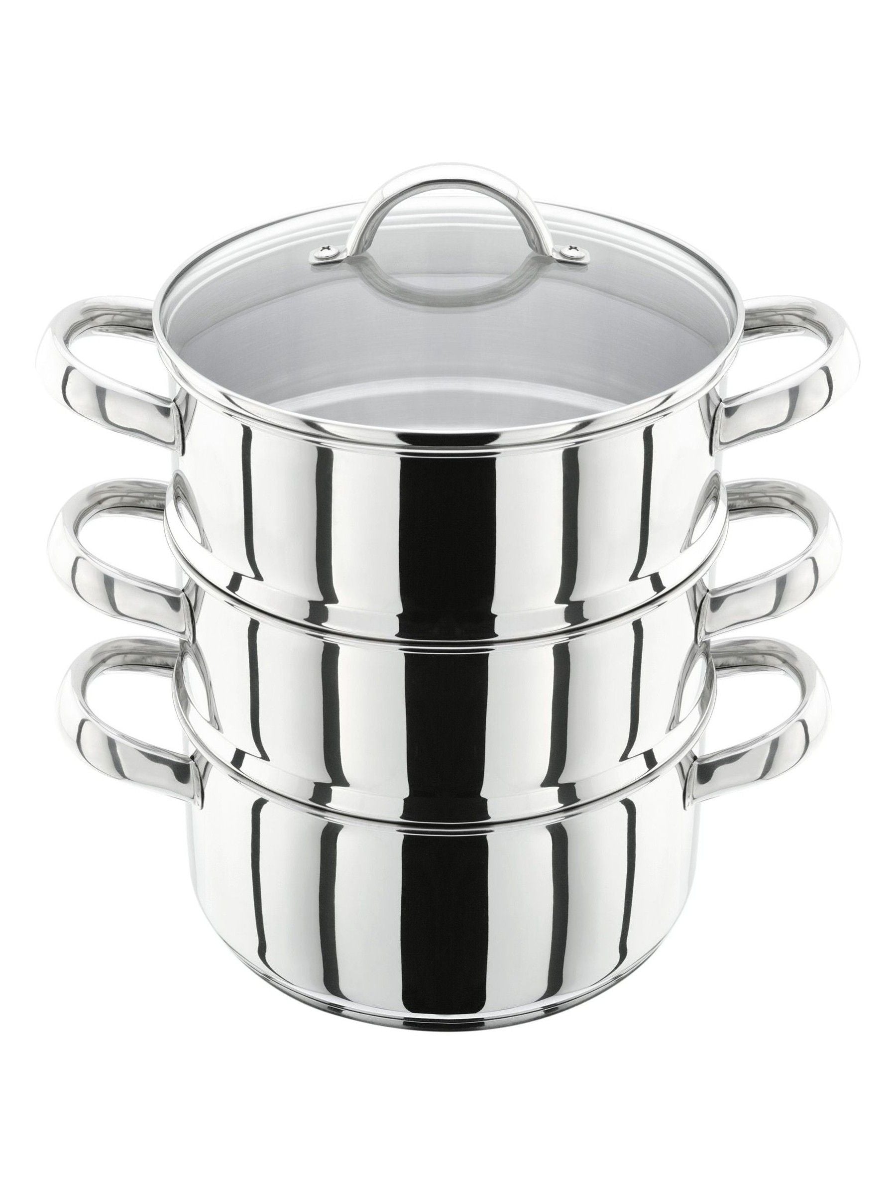 Judge Silver Steamers 3 Tier Steamer Set 20cm