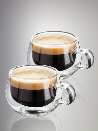 Next Judge Clear 2 Piece Double Walled Espresso Glass Set 75ml- Buy online at McGrocer