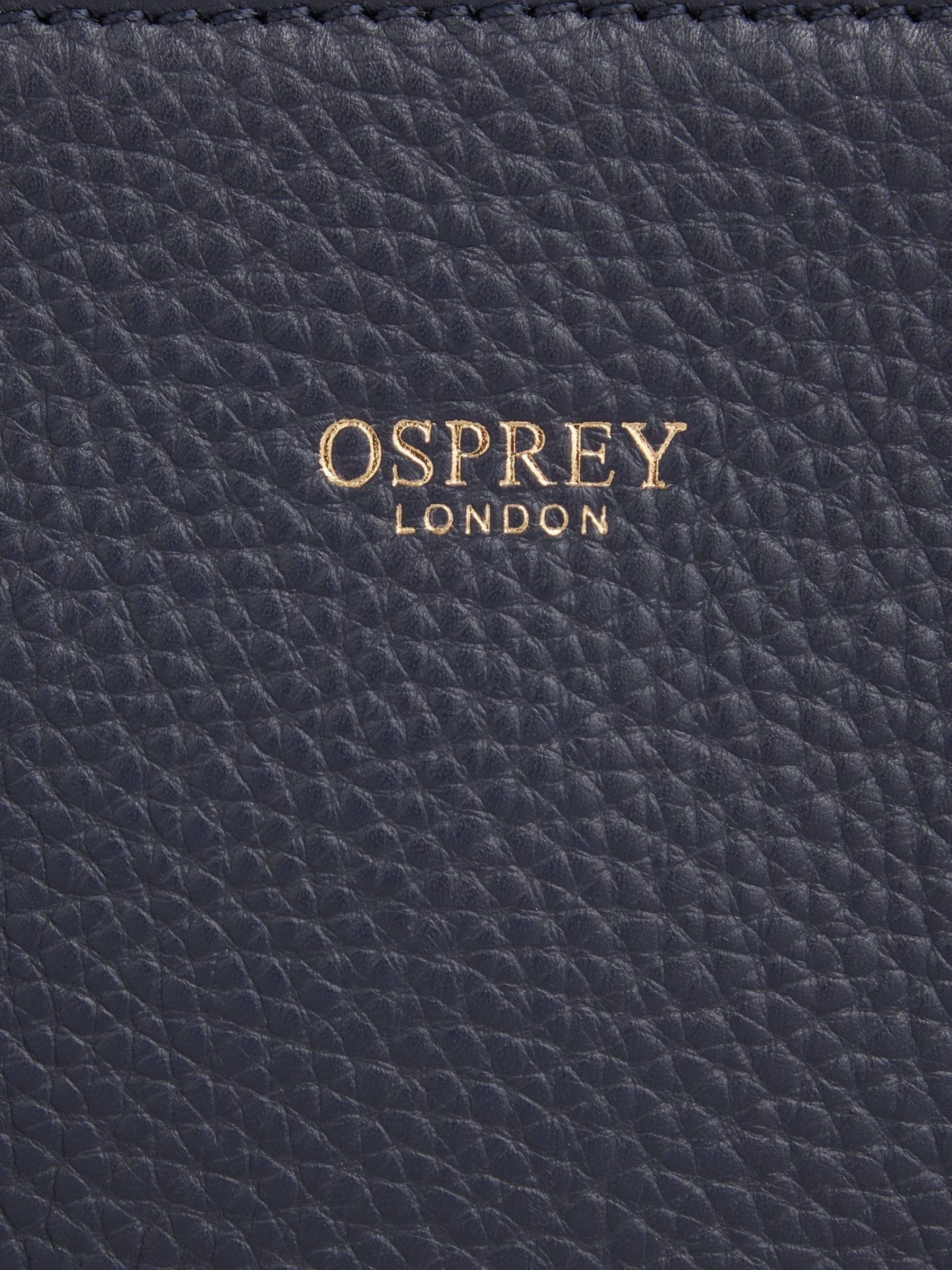 Osprey London Navy Adaline Leather Work Bag - British product