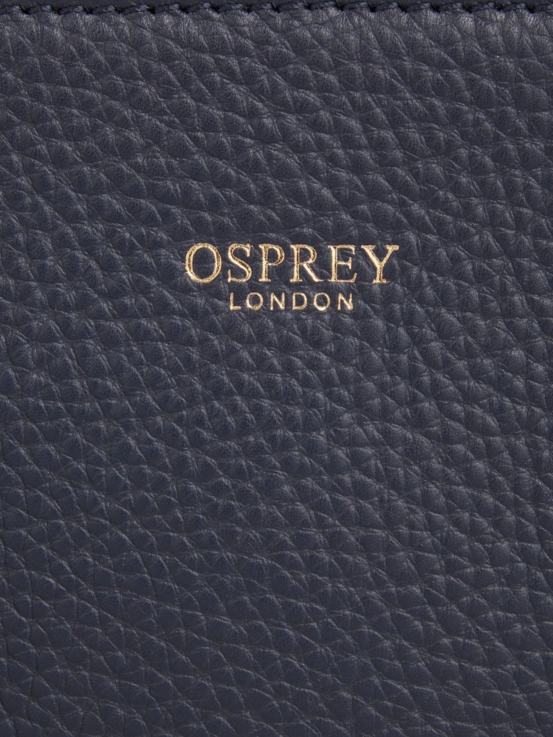 Osprey London Navy Adaline Leather Work Bag - British product