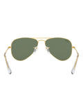 Lunettes de soleil aviateur Ray-Ban Arista Gold pour enfants, version UK