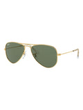 Lunettes de soleil aviateur Ray-Ban Arista Gold pour enfants, version UK