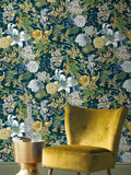 Graham & Brown Glasshouse Midnight Wallpaper 10M