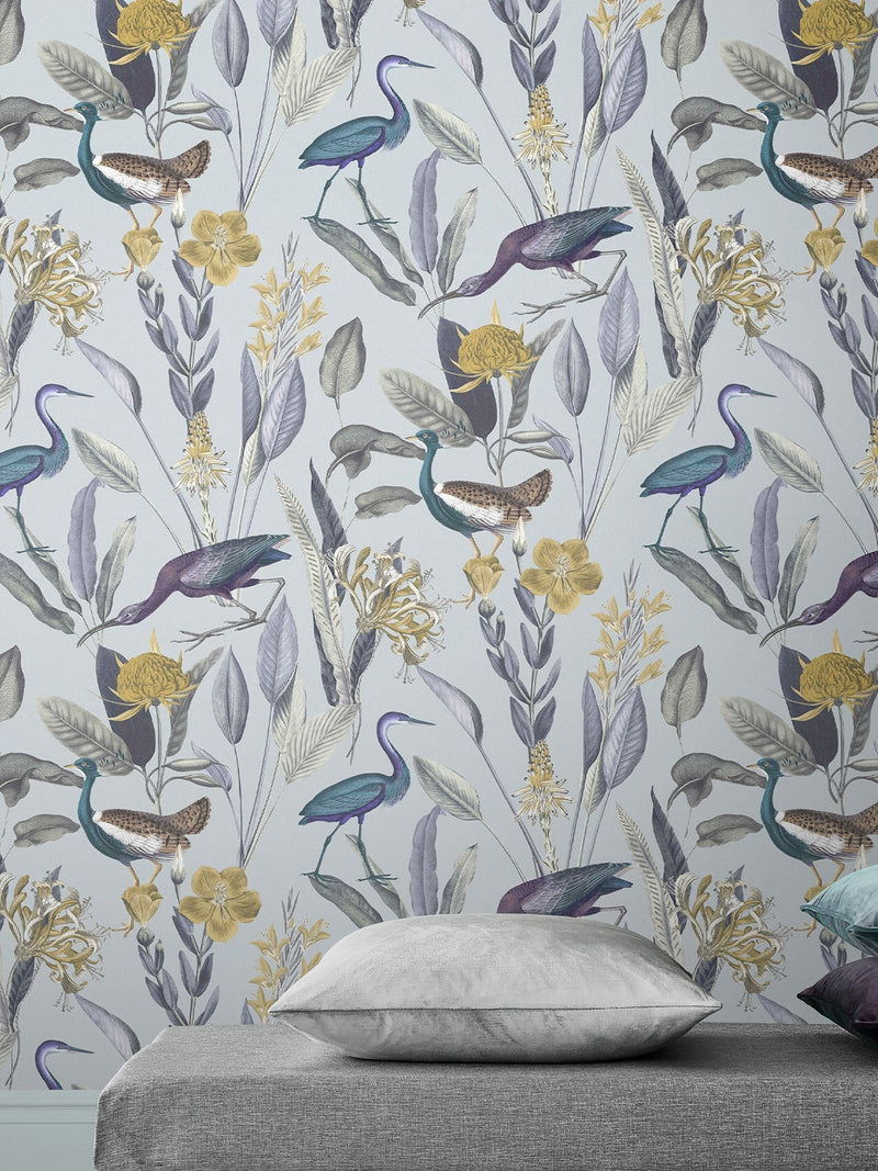 Graham & Brown Glasshouse Midnight Wallpaper 10M