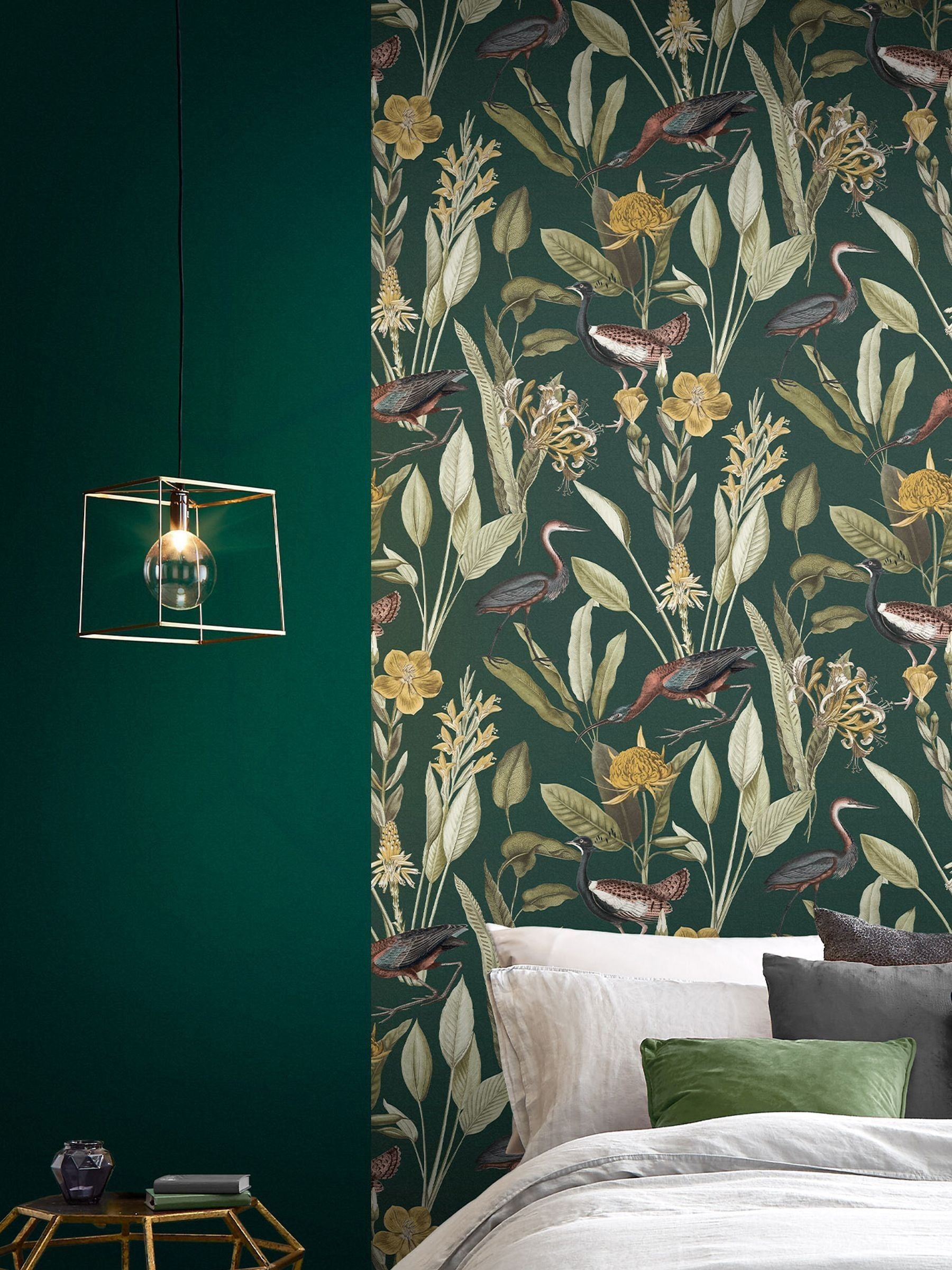 Graham & Brown Glasshouse Midnight Wallpaper 10M