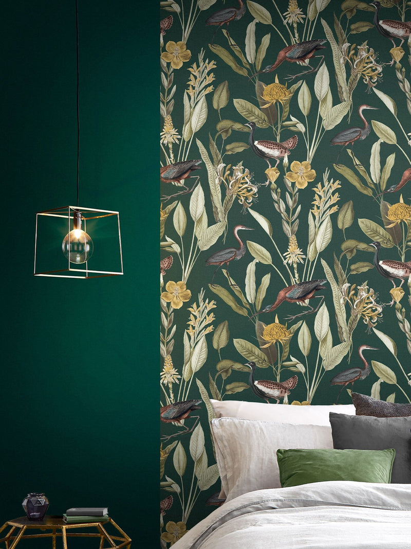 Graham & Brown Glasshouse Midnight Wallpaper 10M