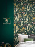 Graham & Brown Glasshouse Midnight Wallpaper 10M