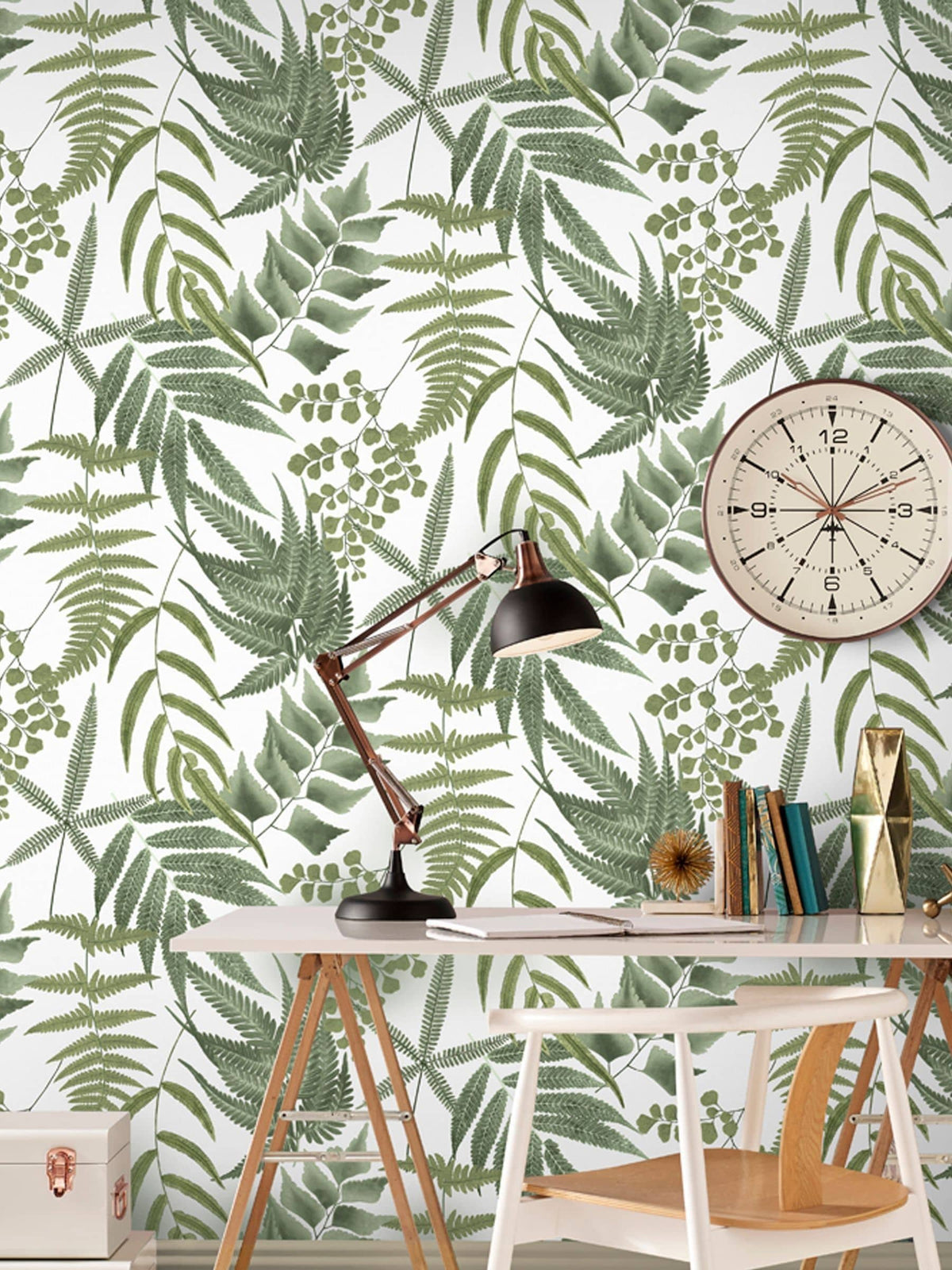 Graham & Brown Midnight Black Midsummer Wallpaper Sample