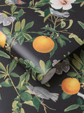 Graham & Brown Black Amalfi wallpaper sample, imported from the UK