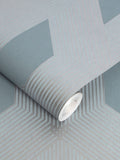 Graham & Brown Deep Sky Blue Lagom Geo wallpaper (British brand)