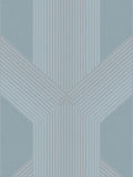 Graham & Brown Deep Sky Blue Lagom Geo wallpaper (British brand)