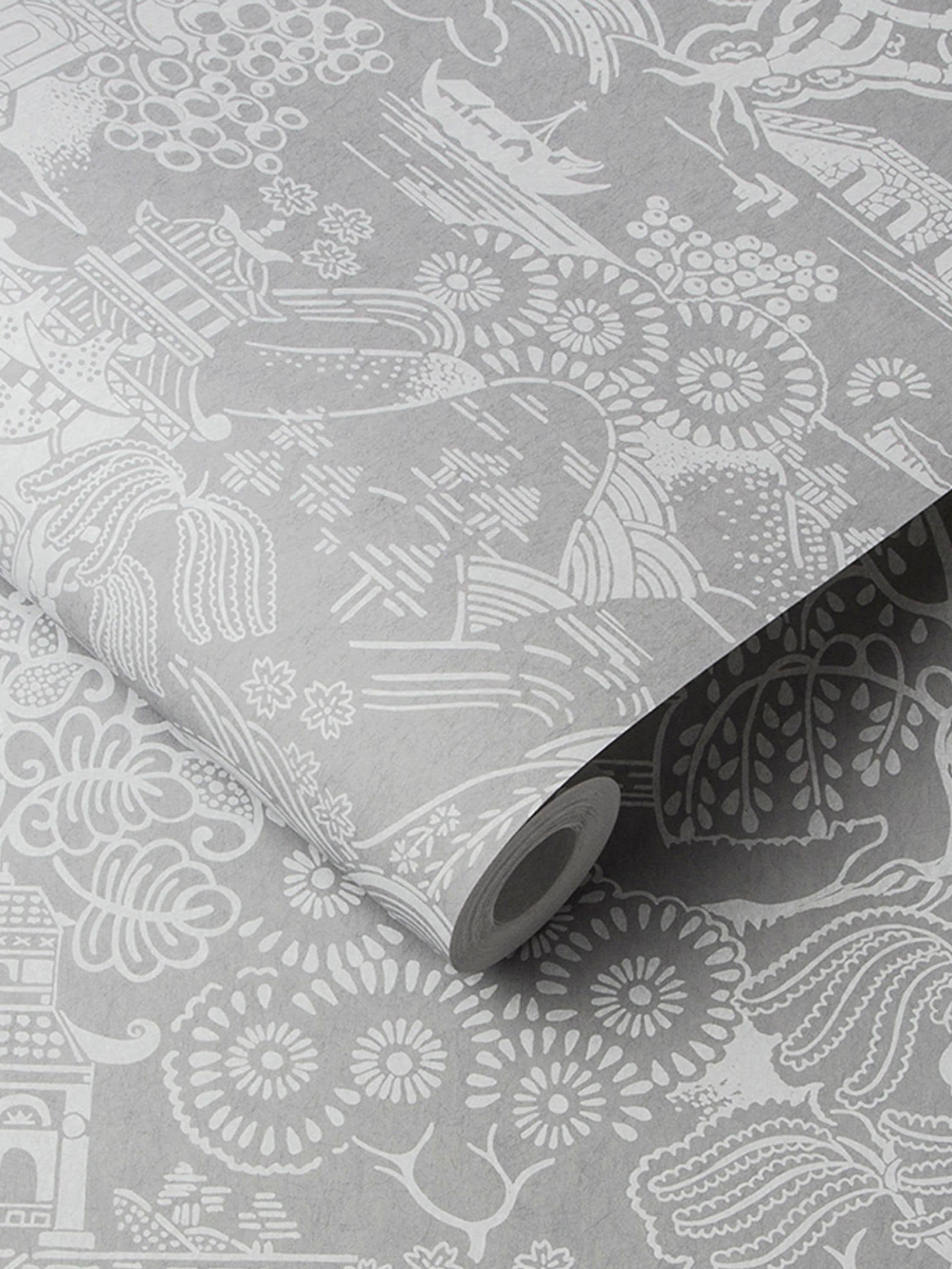 Graham &amp; Brown Pink Basuto wallpaper - British product