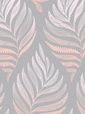 Graham & Brown Botanica wallpaper sample grey/blush UK version
