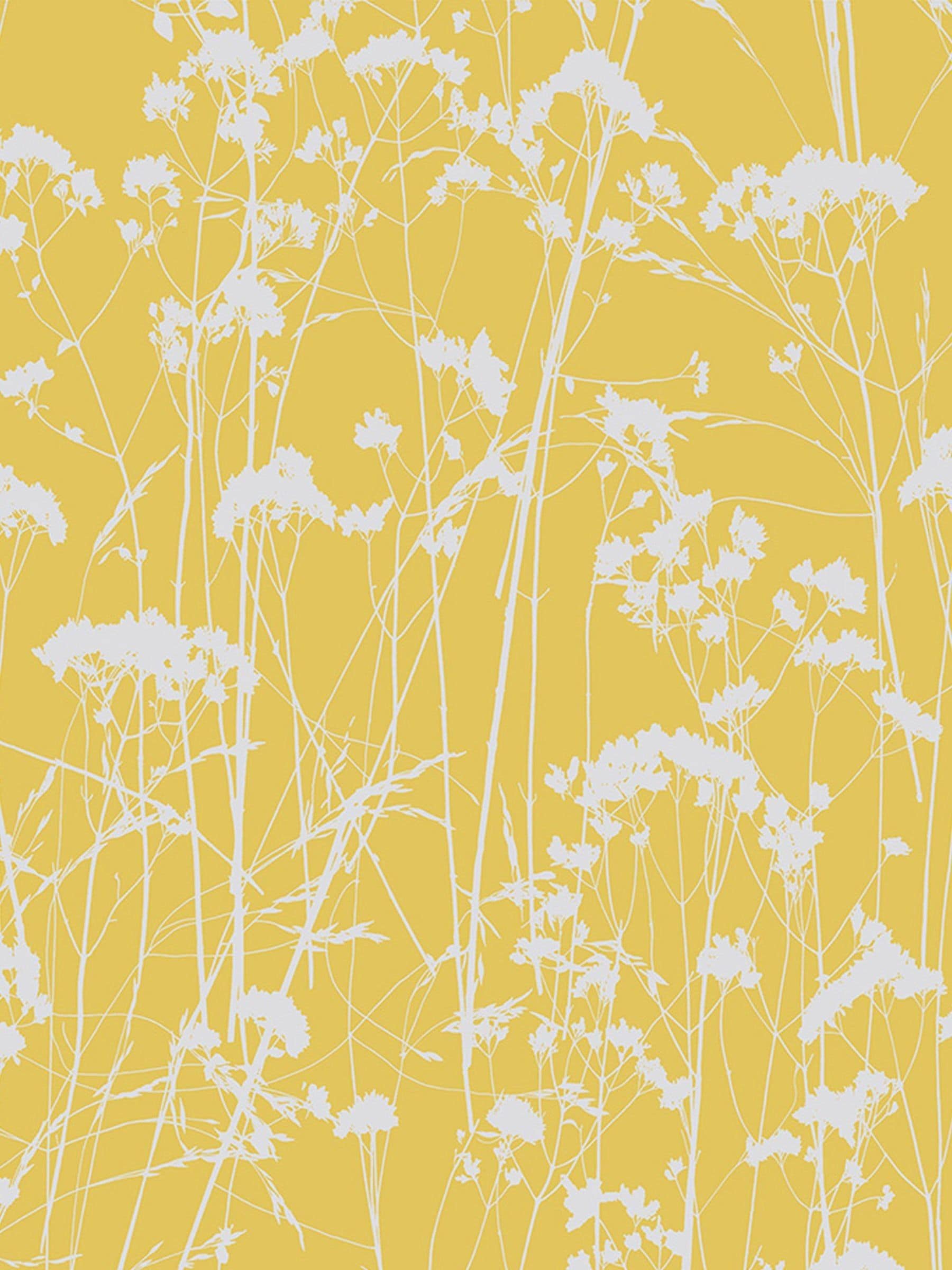 Graham & Brown Summer Yellow Grace Wallpaper, imported from the UK