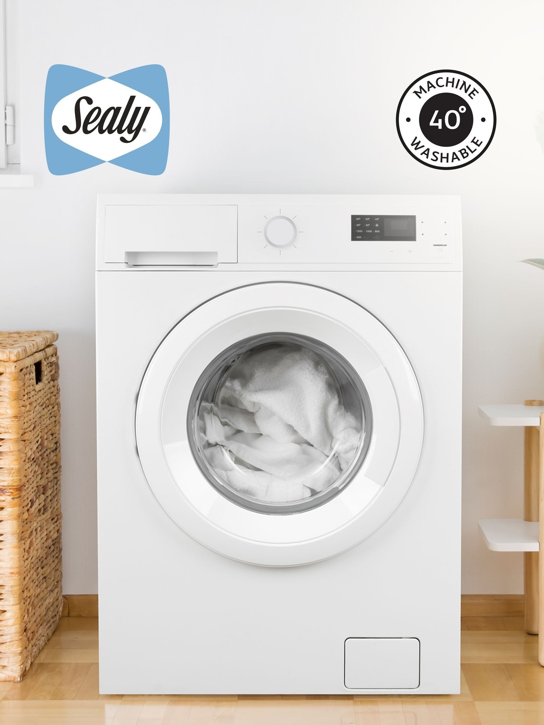 Sealy Deeply Full cotton pillow (British brand)