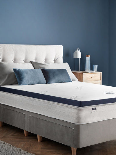 Silentnight White Wellbeing Cool Touch Mattress Topper