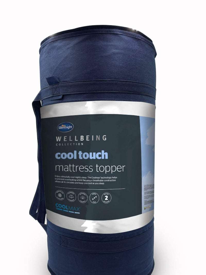 Silentnight White Wellbeing Cool Touch Mattress Topper (British brand)