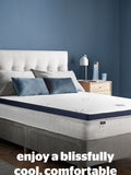Silentnight White Wellbeing Cool Touch Mattress Topper (British brand)