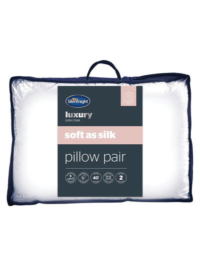 Lot de 2 oreillers doux de luxe Silentnight Soft As Silk