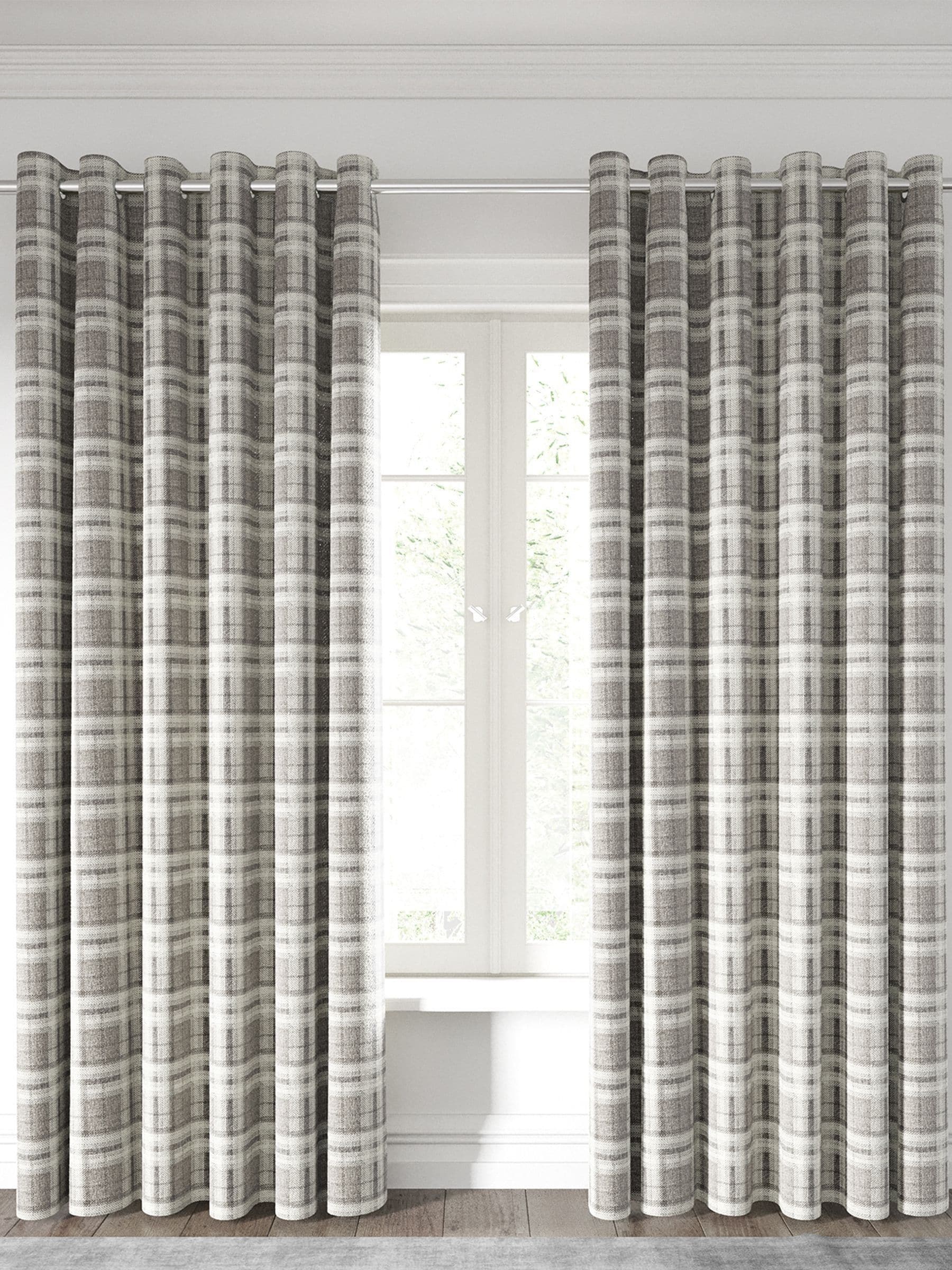 Helena Springfield brown Harriet curtains 168x137cm (British brand)