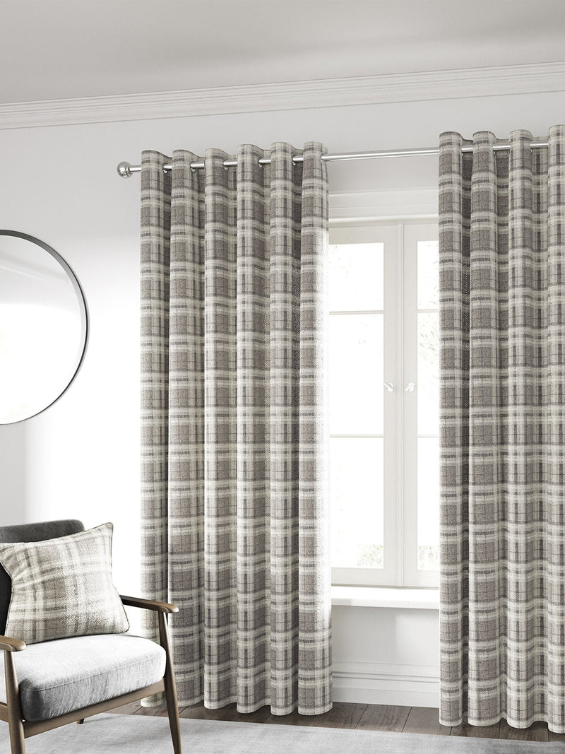 Helena Springfield brown Harriet curtains 168x137cm (British brand)