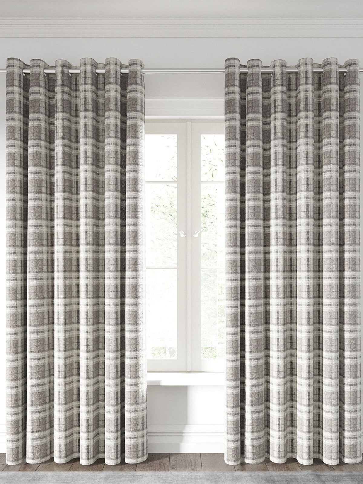 Helena Springfield brown Harriet curtains 168x137cm (British brand)