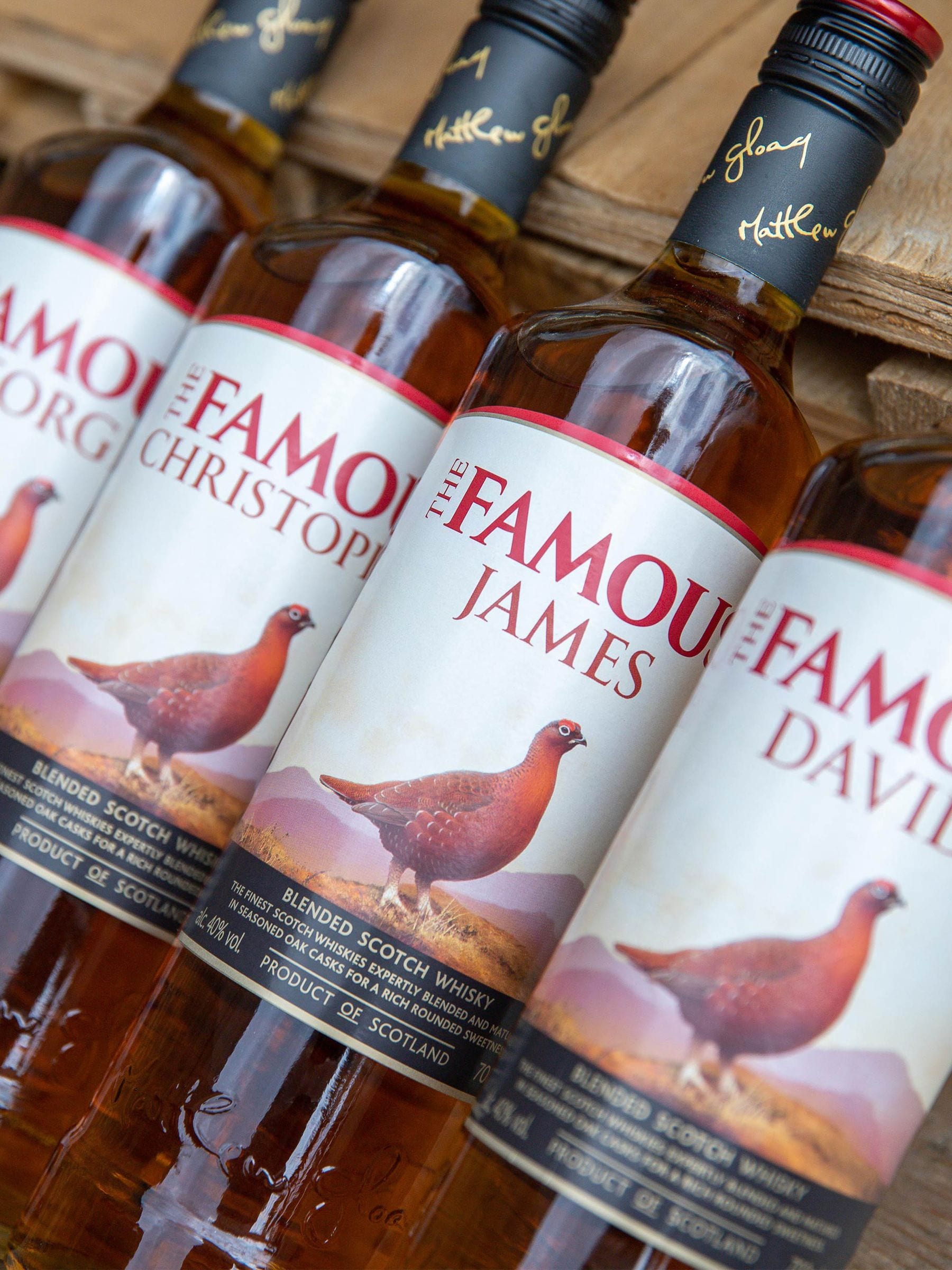 The Famous Grouse Personalised Scotch Whisky 70cl - British product