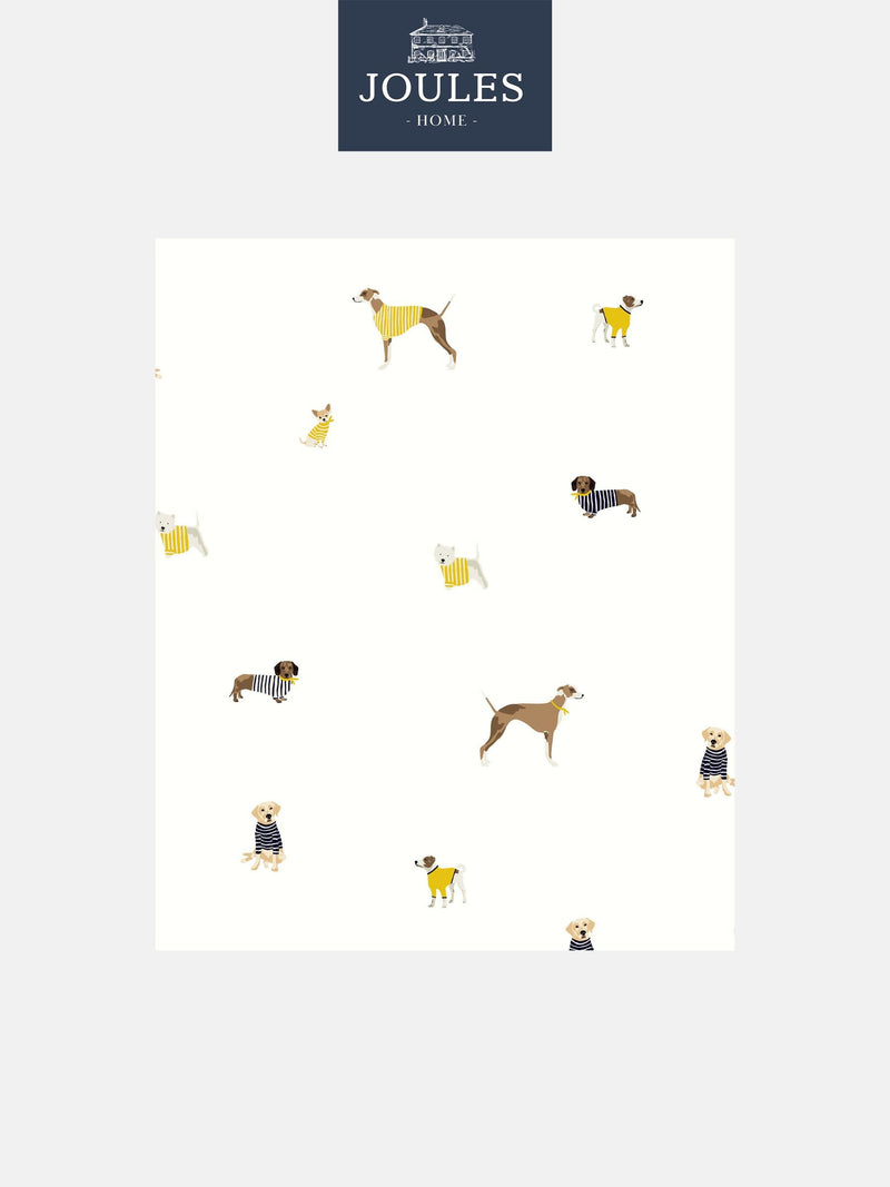 Joules Creme Harbour Dogs wallpaper, UK version