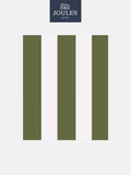 Joules wallpaper sample Olive Green Harborough Stripe (British brand)