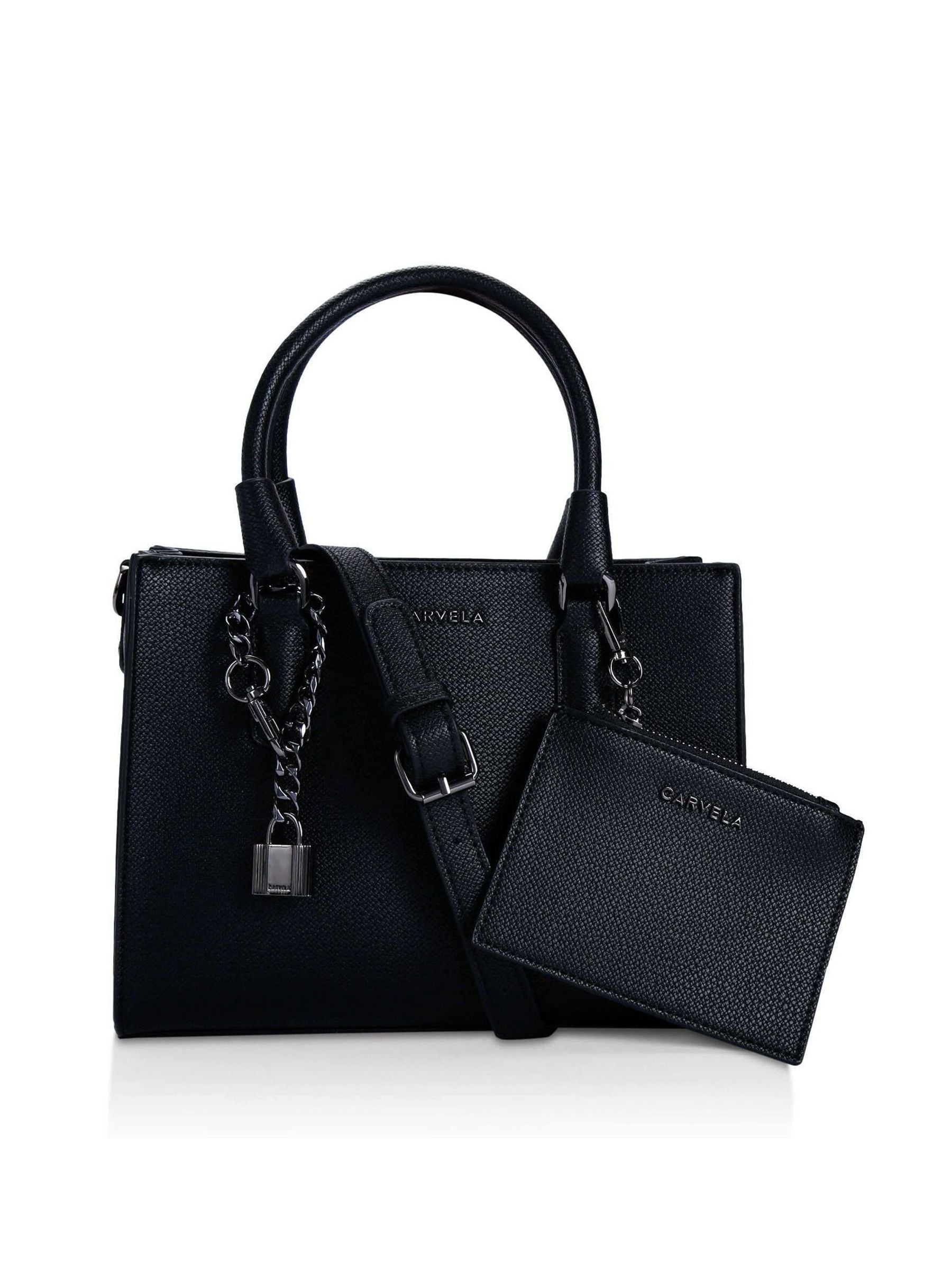 Carvela Black Mini Latte Bag crossbody, imported from the UK