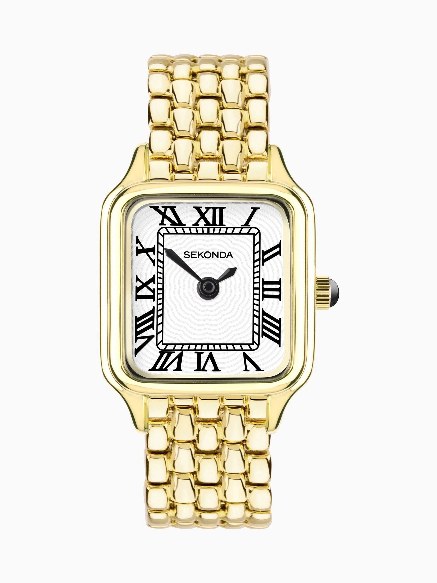 Sekonda Gold Monica analog gold tone watch 30mm (British brand)