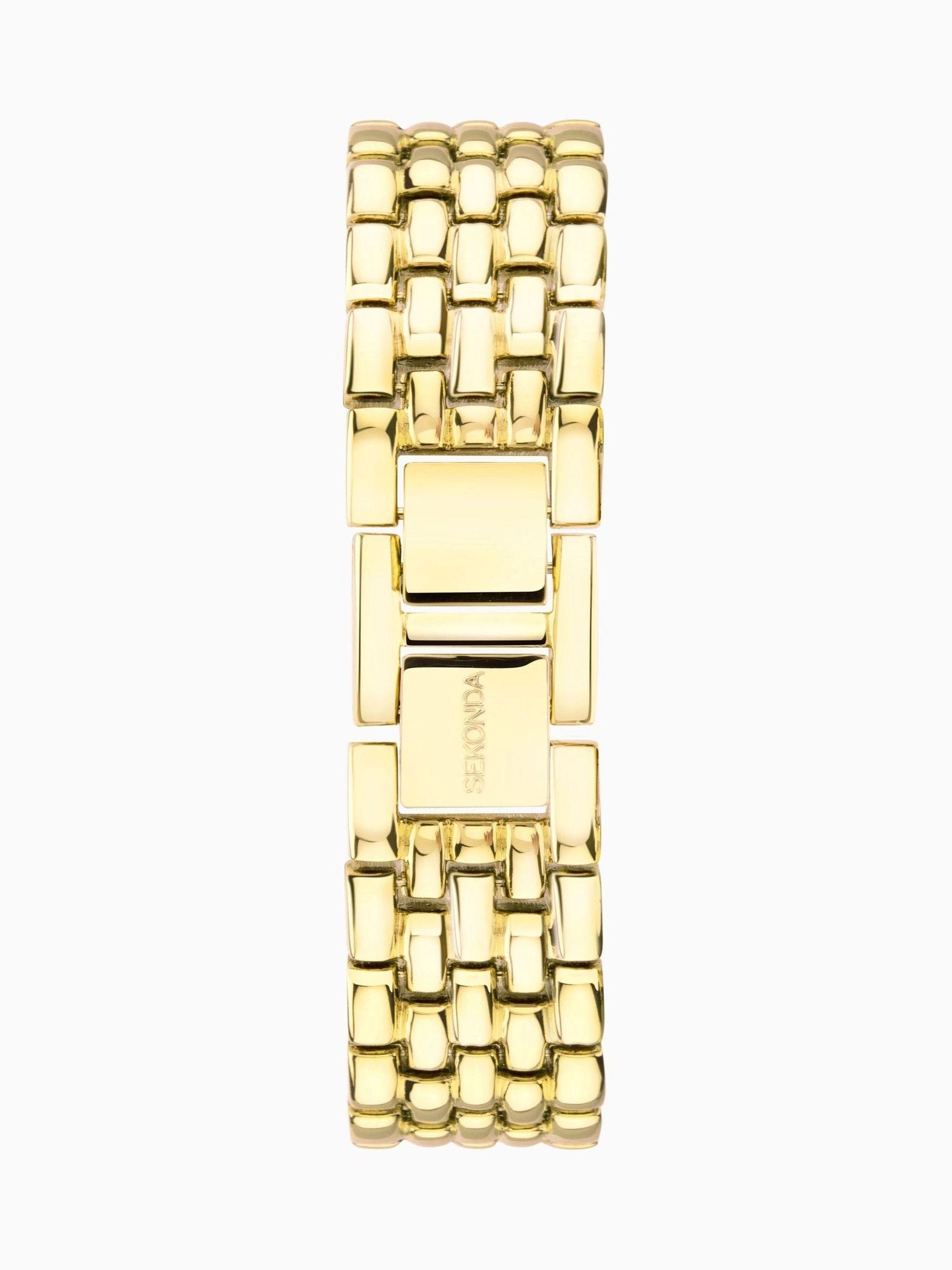 Sekonda Gold Monica analog gold tone watch 30mm (British brand)