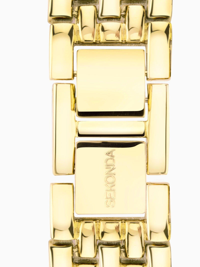 Sekonda Gold Monica analog gold tone watch 30mm (British brand)
