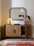 Rockett St George gold glass dish table lamp - British product