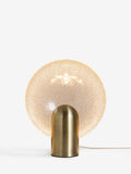 Rockett St George gold glass dish table lamp - British product