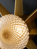 Rockett St George gold starburst wall light 50cm, imported from the UK