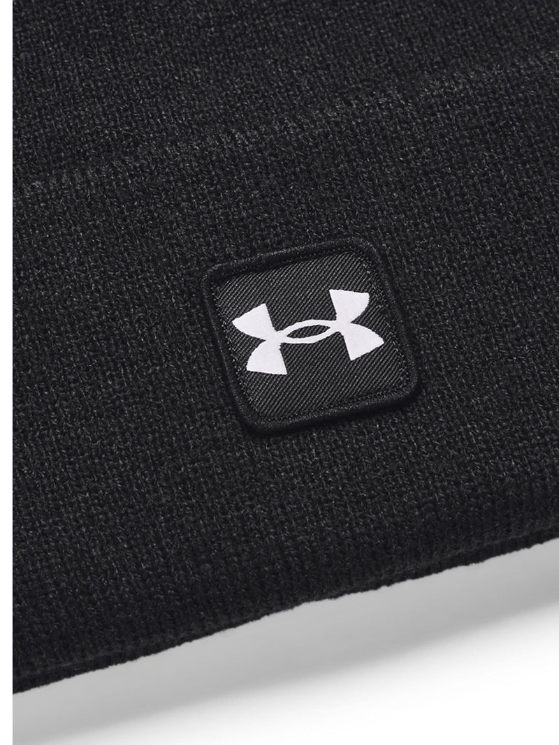 Under Armour Half Time Cuff Beanie black British brand