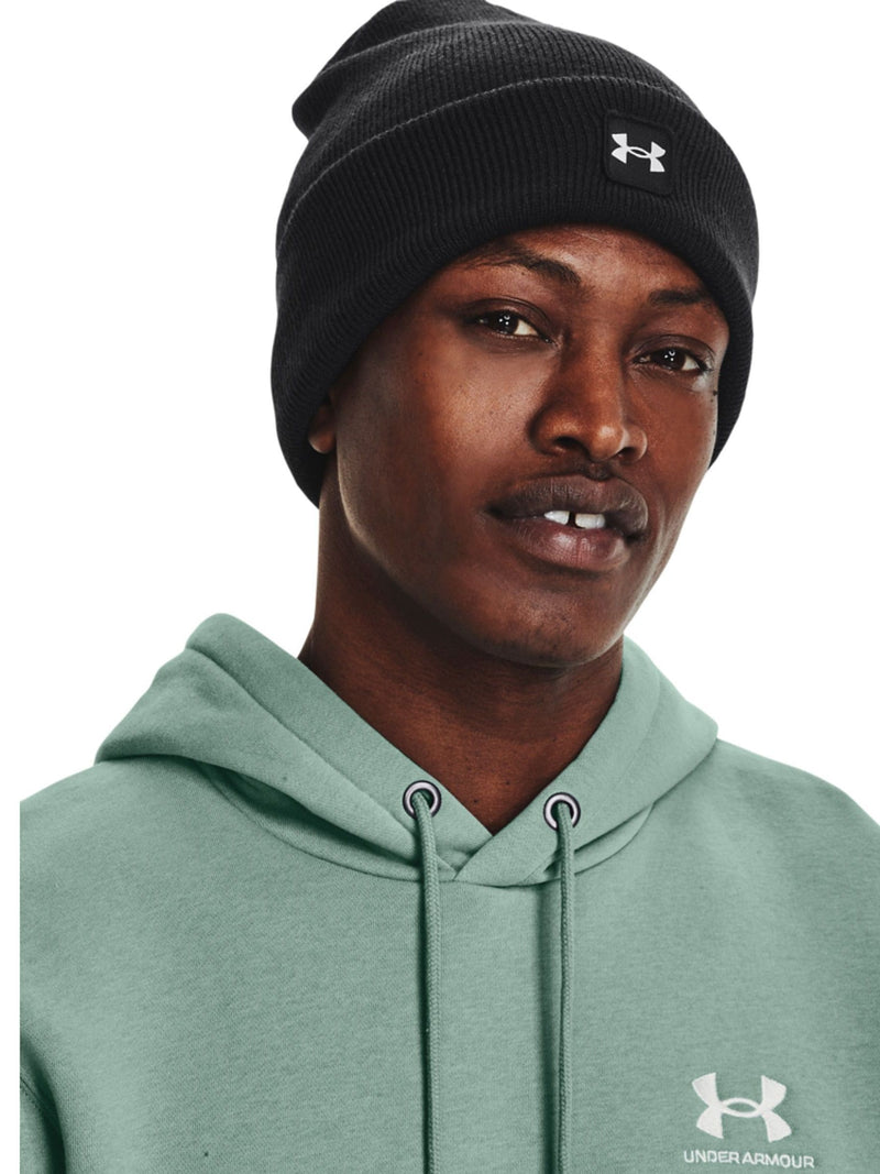 Under Armour Half Time Cuff Beanie black British brand