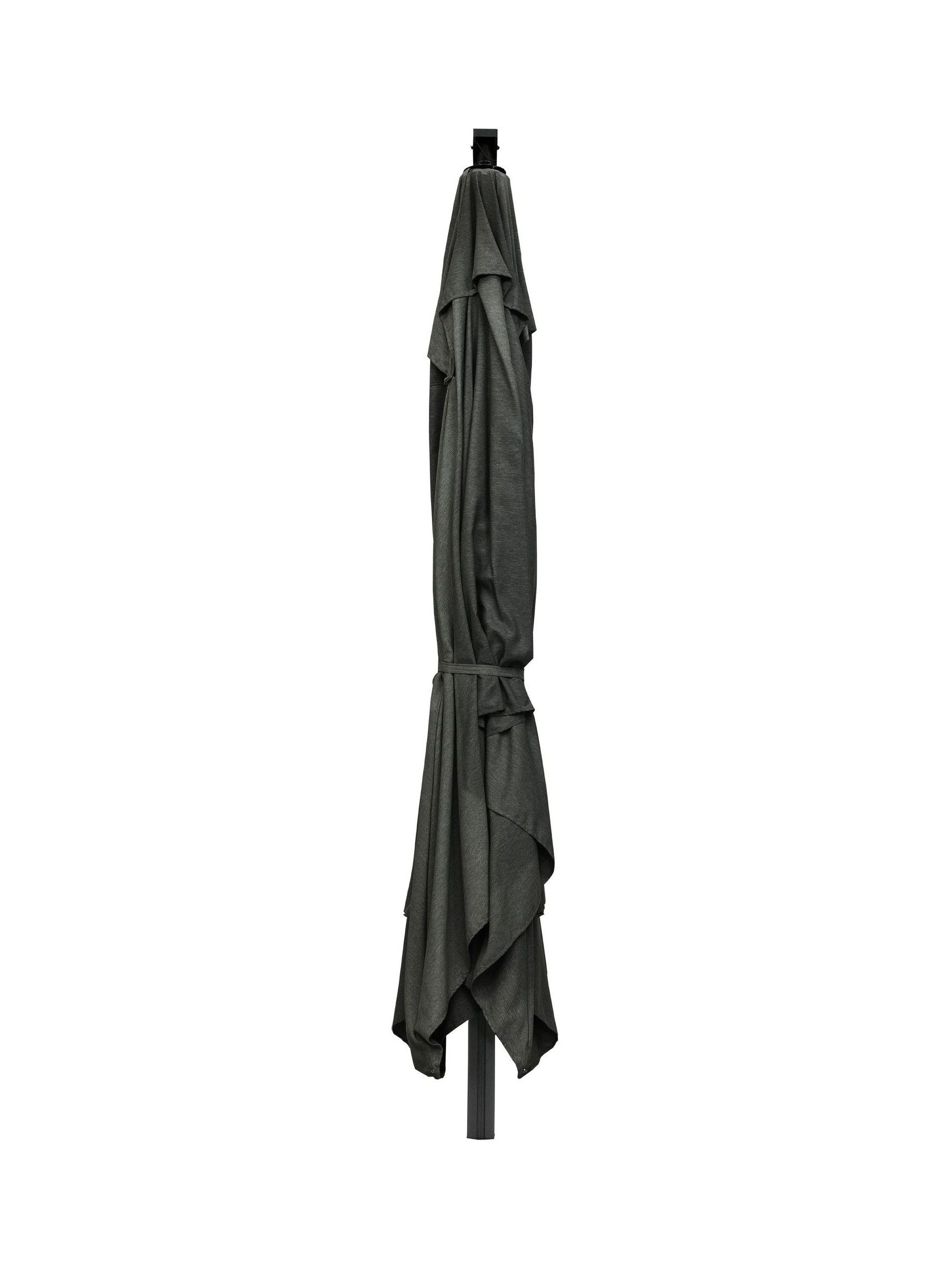 Pacific garden parasol 4mx3m faded black, imported from the UK