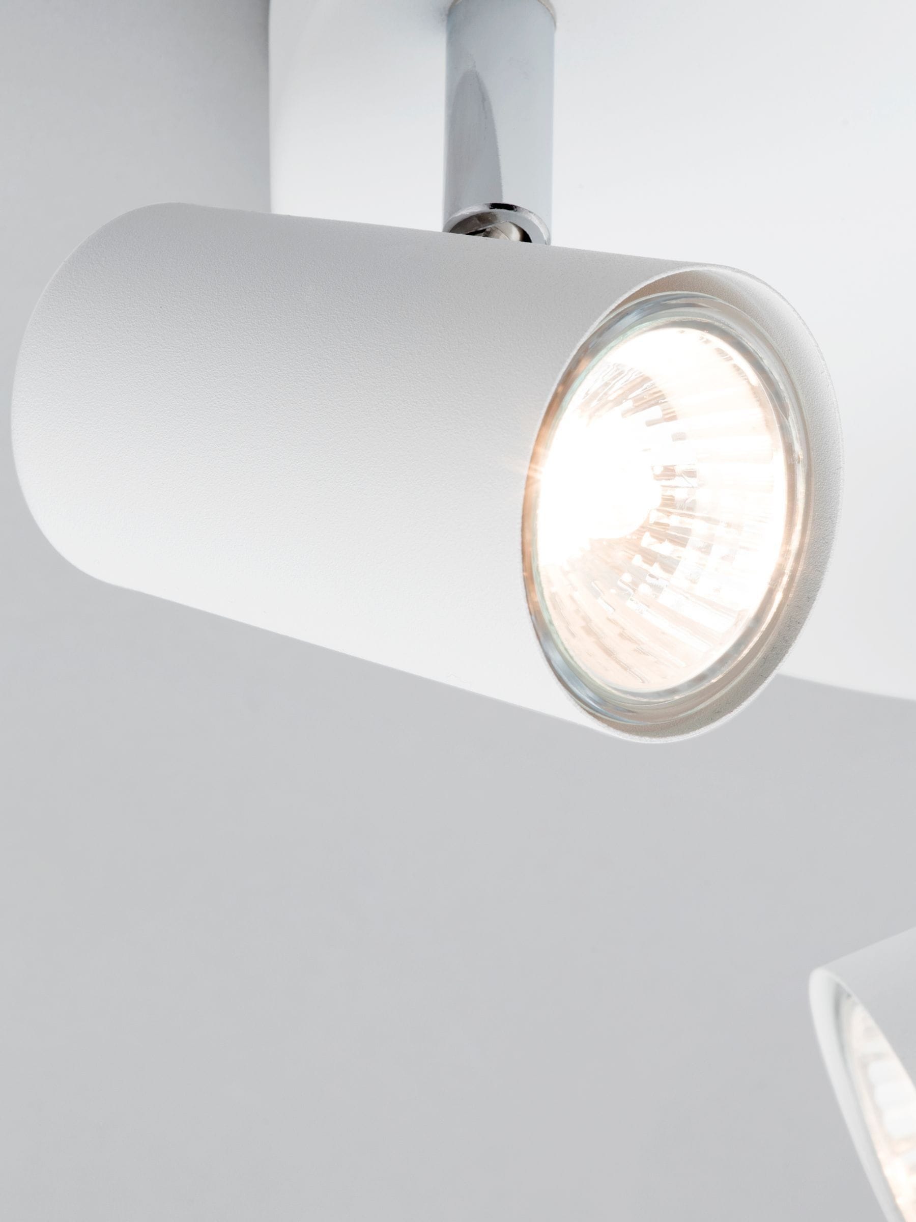 BHS Silver Harvey 3-light flush spotlight ceiling light, imported from the UK