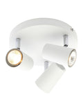 BHS Silver Harvey 3-light flush spotlight ceiling light, imported from the UK