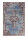 Asiatic Rugs Blue Kaya Dana washable rug, imported from the UK