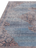 Asiatic Rugs Blue Kaya Dana washable rug, imported from the UK